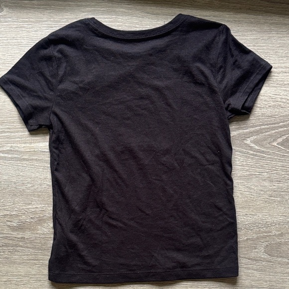 Kids Black Tee with Ghost Print - Picture 3 of 3